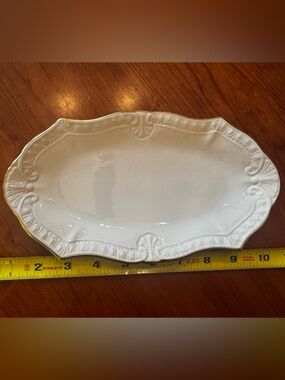 Lenox Scalloped Ceramic Serving Dish